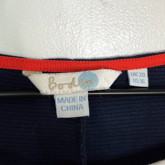 Boden Edwina Ottoman Ribbed Sleeveless Dress - Picture 4 of 7